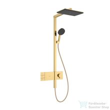   Hansgrohe RAINDANCE ALIVE Q Puro Showerpipe 210/340 2 jet termosztátos zuhanyrendszer, polírozott arany hatású 24590990