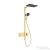 Hansgrohe RAINDANCE ALIVE Q Puro Showerpipe 210/340 2 jet termosztátos zuhanyrendszer, polírozott arany hatású 24590990