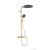 Hansgrohe RAINDANCE ALIVE S Puro Showerpipe 300 1 jet termosztátos zuhanyrendszer, polírozott arany hatású 24592990