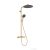 Hansgrohe RAINDANCE ALIVE S Puro Showerpipe 300 1 jet termosztátos zuhanyrendszer, szálcsizszolt bronz 24593140