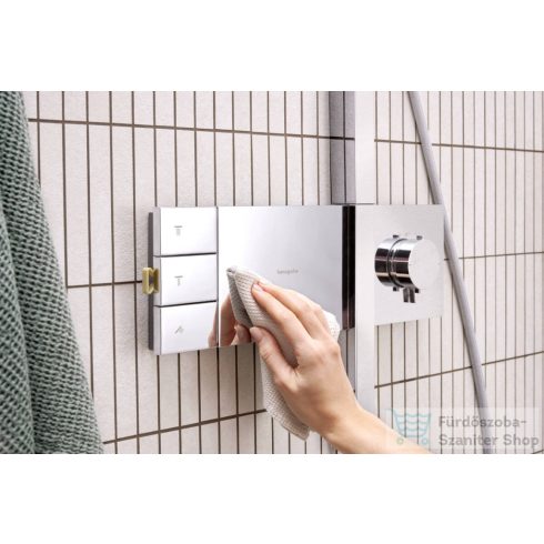 Hansgrohe RAINDANCE ALIVE S EcoSmart 2 jet termosztátos zuhanyrendszer, króm 24596000