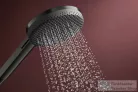 Hansgrohe Raindance ALIVE Select S zuhanyszett 95,3 cm-es rúddal, szálcsiszolt fekete króm 24601340