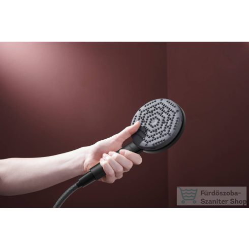 Hansgrohe Raindance ALIVE Select S zuhanyszett 95,3 cm-es rúddal, matt fekete 24601670