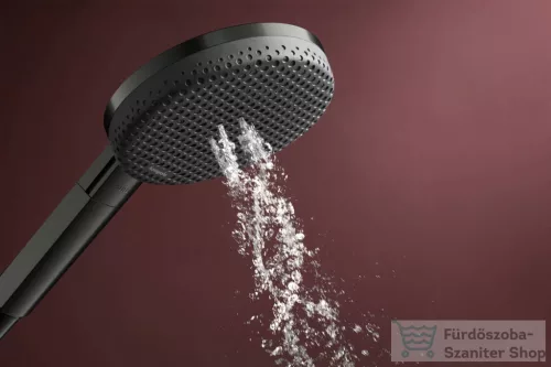 Hansgrohe Raindance ALIVE Select S 125 Ecosmart zuhanyszett 71,8 cm-es rúddal, szálcsiszolt fekete króm 24602340