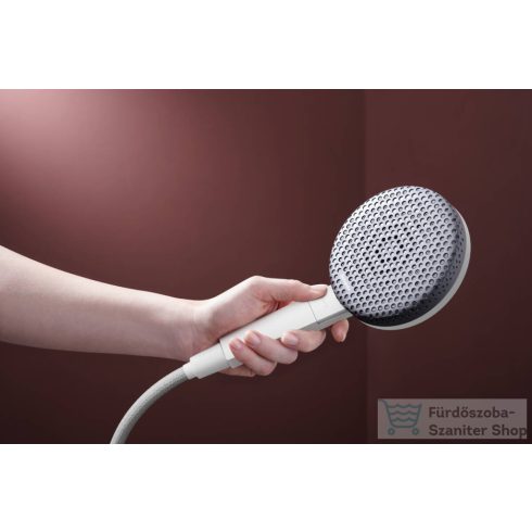Hansgrohe Raindance ALIVE Select S 125 Ecosmart zuhanyszett 100,8 cm-es rúddal, matt fehér 24603700
