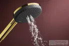 Hansgrohe Raindance ALIVE Select S 125 Ecosmart zuhanyszett 71,8 cm-es rúddal, polírozott arany hatású 24602990