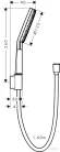 Hansgrohe RAINDANCE ALIVE Select S zuhanyszett, szálcsiszolt bronz 24612140