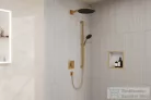 Hansgrohe RAINDANCE ALIVE S falsík alatti termosztátos zuhanyrendszer, kiegészítőkkel, szálcsiszolt bronz 24622140