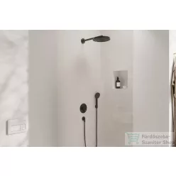   Hansgrohe PULSIFY S termosztátos falsík alatti zuhanyrendszer, szálcsiszolt fekete króm 24624340