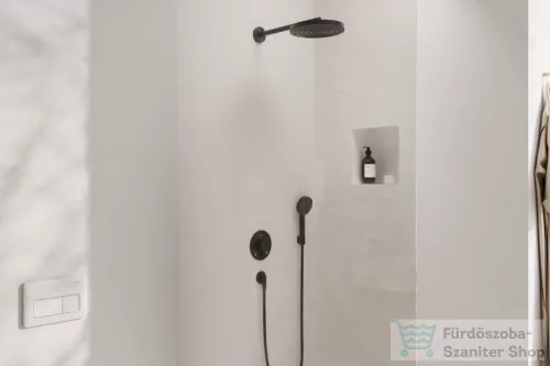 Hansgrohe PULSIFY S termosztátos falsík alatti zuhanyrendszer, szálcsiszolt fekete króm 24624340