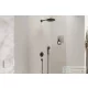 Hansgrohe PULSIFY S termosztátos falsík alatti zuhanyrendszer, szálcsiszolt fekete króm 24624340