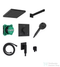 Hansgrohe PULSIFY E termosztátos falsík alatti zuhanyrendszer, matt fekete 24625670