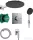 Hansgrohe RAINDANCE ALIVE S 300 komplett falsík alatti termosztátos zuhanyrendszer, króm 24630000