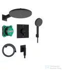 Hansgrohe RAINDANCE ALIVE S 300 komplett falsík alatti termosztátos zuhanyrendszer, matt fekete 24630670