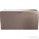 Curver Samoa műrattan kerti tároló 270L cappuccino 247468