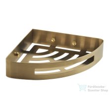   Sapho SMART sarokpolc zuhanyzóba, 210x45x210mm, matt arany (247988)