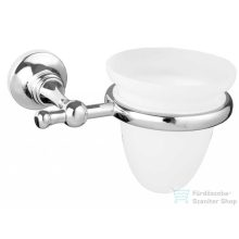   Bugnatese COMPLEMENTI Fali pohártartó matt üveg betéttel króm színben 24802