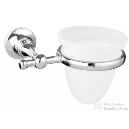 Bugnatese COMPLEMENTI Fali pohártartó matt üveg betéttel króm színben 24802