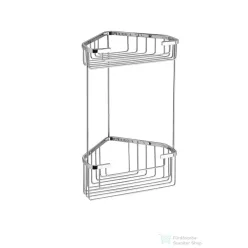 Sapho GEDY SMART Sarokpolc 200x325x151 mm, króm 2482