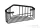 Sapho SMART Sarokpolc, 200x80x151 mm, fekete (2483-14)