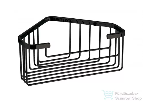 Sapho SMART Sarokpolc, 200x80x151 mm, fekete (2483-14)