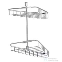   Bugnatese COMPLEMENTI Sarok dupla rácsos sz.tartó zuhanykabinba króm színben 24841