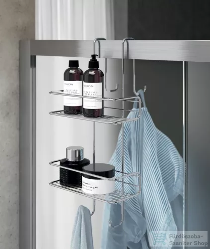 AQUALINE KRÓM LINE polc, 240x490x220mm, króm (2485)