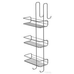   Sapho GEDY CHROM LINE  rácsos polc zuhanyzóba, 240x680x220mm, króm (2486)