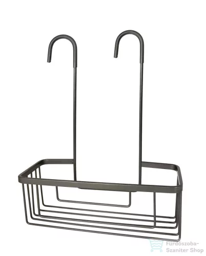 Sapho SMART rácsos polc zuhanyzóba, 300x375x120 mm, gun metal (248981)