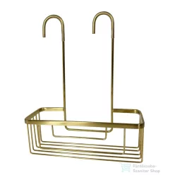   Sapho SMART rácsos polc zuhanyzóba, 300x375x120 mm, matt arany (248988)