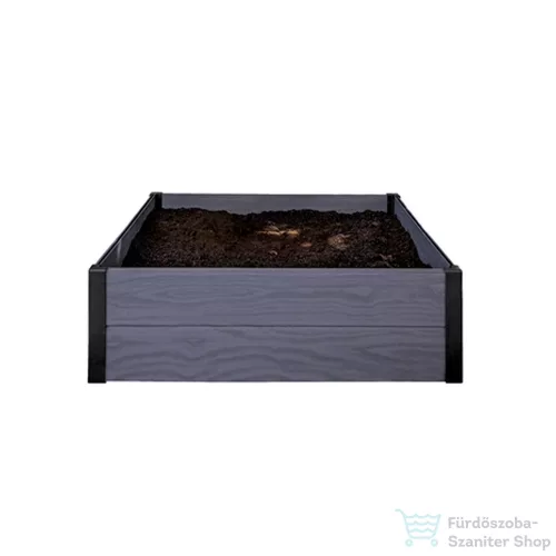 Curver Maple szögletes virágágyás szürke 249298