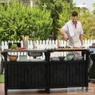 Curver Unity Chef műanyag kerti grill asztal 249459