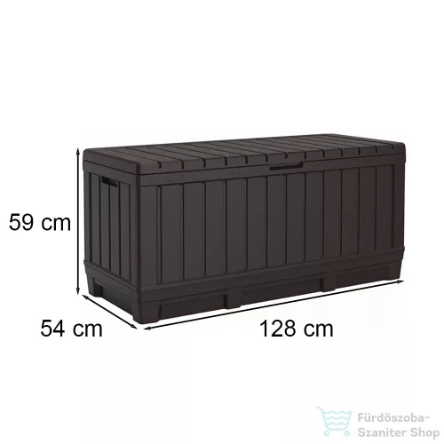 Curver Kentwood műanyag kerti tároló 350L barna 249461