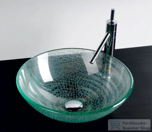 Sapho BEAUTY ICE üvegmosdó 42x42x14 cm 2501-04