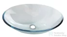 Sapho BEAUTY Pure ovális üvegmosdó 52x37,5x13,5cm 2501-12