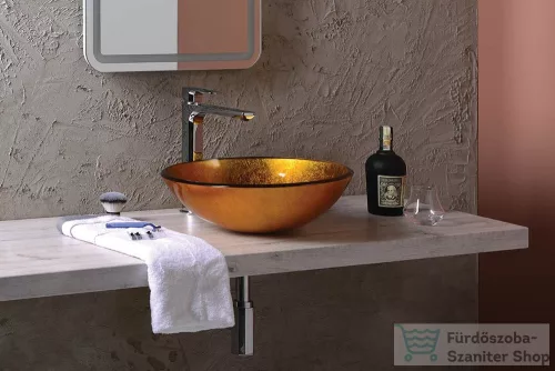 Sapho BEAUTY AGO üveg mosdó, átmérő 42 cm  2501-19