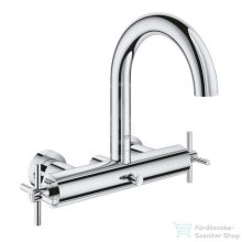   Grohe Atrio New Classic Kétkaros kádcsaptelep, X fogantyúval, 1/2, króm 25010003