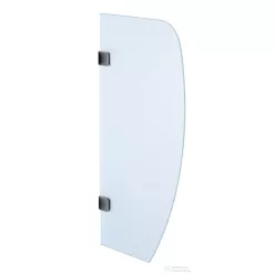 Sapho Piszoár válaszfal 40x80 cm, matt üveg  2502-05