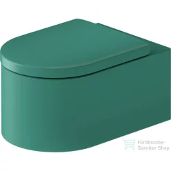   Duravit VITRIUM fali WC ülőke nélkül, fényes fehér/matt olajkék 250409FA00