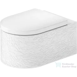   Duravit VITRIUM fali WC ülőke nélkül, fényes/matt fehér 250609FF00