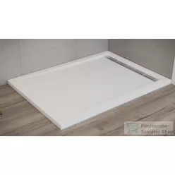   Wasserburg PETRA 120x90 Öntött műmárvány zuhanytálca, folyókával, 2506R-90