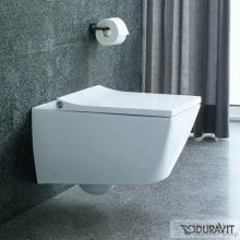   Duravit VIU öblítőperem nélküli fali wc HygieneGlaze mázzal 2511092000