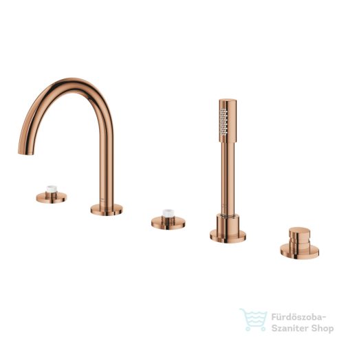 Grohe ATRIO PRIVATE 5 üléses kádtöltő csaptelep fogantyú és alaptest nélkül,Warm Sunset 25224DA0