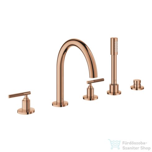 Grohe ATRIO PRIVATE 5 üléses kádtöltő csaptelep fogantyú és alaptest nélkül,Warm Sunset 25224DA0