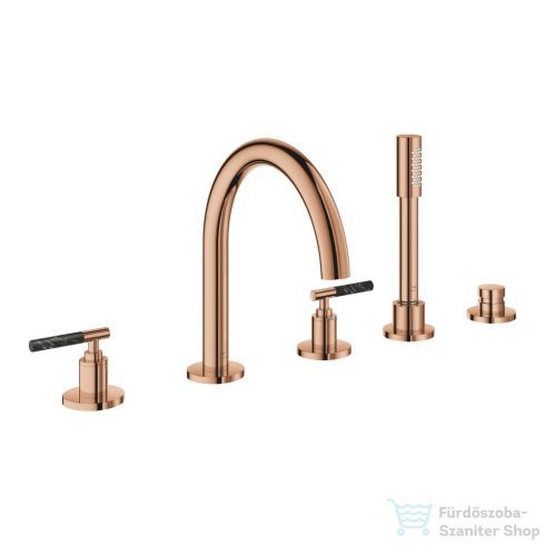 Grohe ATRIO PRIVATE 5 üléses kádtöltő csaptelep fogantyú és alaptest nélkül,Warm Sunset 25224DA0
