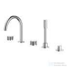 Grohe ATRIO PRIVATE 5 üléses kádtöltő csaptelep zuhanyszettel,alaptest nélkül,Króm 25226000