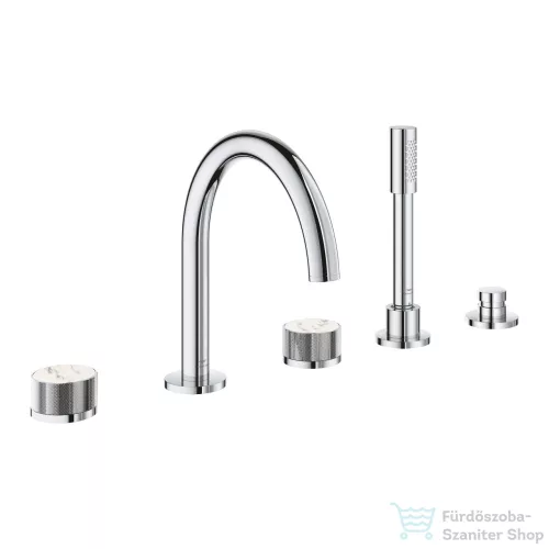 Grohe ATRIO PRIVATE 5 üléses kádtöltő csaptelep zuhanyszettel,alaptest nélkül,Króm 25226000