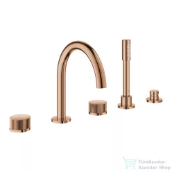   Grohe ATRIO PRIVATE 5 üléses kádtöltő csaptelep zuhanyszettel,alaptest nélkül,Warm Sunset 25226DA0