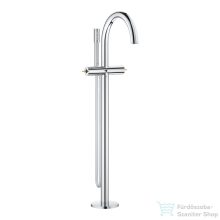  Grohe ATRIO PRIVATE szabadon álló kádtöltő csaptelep fogantyú és alaptest nélkül,zuhanyszettel,Króm 25227000
