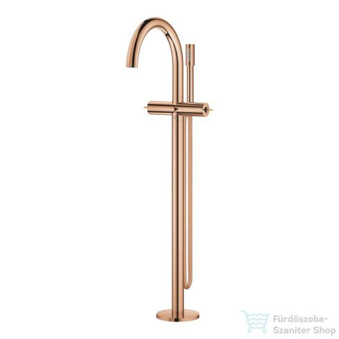 Grohe ATRIO PRIVATE szabadon álló kádtöltő csaptelep fogantyú és alaptest nélkül,zuhanyszettel,Warm Sunset 25227DA0